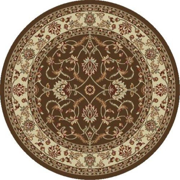 Concord Global 7 ft. 10 in. Chester Sultan - Round, Brown 97589